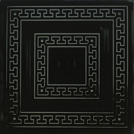 RETRO 23 C-S negru cu argintiu-R23C-S