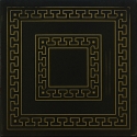 RETRO 23 C-Z negru cu auriu-R23C-Z