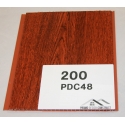 Lambriu PVC PDC 48 palisandru fara canal 200X7x4000 mm palisandru - 7 buc/pac- 5,6 mp