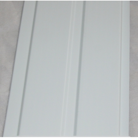 Lambriu 125 PVC 125X8x4000 mm - alb-alb - 10 buc/pac- 5 mp