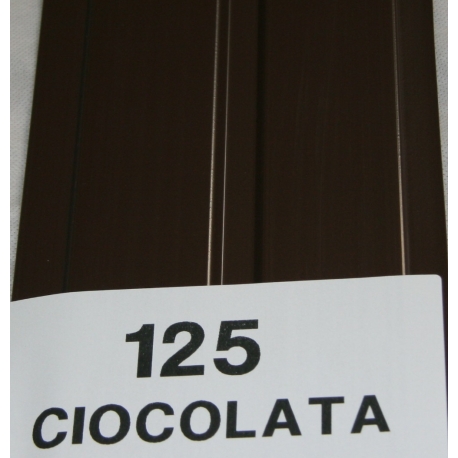 Lambriu 125 PVC 125X8x4000 mm - ciocolata-ciocolata - 10 buc/pac- 5 mp
