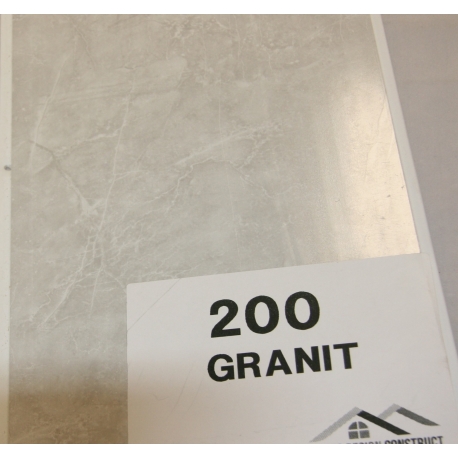 Lambriu 200 PVC 200x8x4000 mm - granit-granit- 7 buc/pac- 5,6 mp