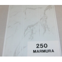 Lambriu 250 PVC 250x8x4000 mm - MARMURA CU CANAL-marmura - 7 buc/pac- 7 mp
