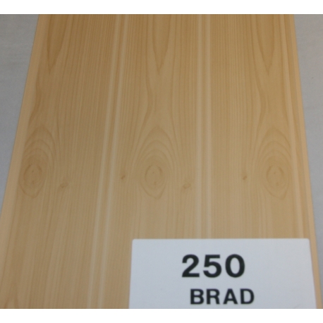 Lambriu 250 PVC 250x8x4000 mm - brad-brad - 7 buc/pac- 7 mp