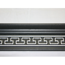 M17C-S Bagheta polistiren M17 C-S 2m negru cu argintiu