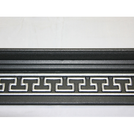 M17C-S Bagheta polistiren M17 C-S 2m negru cu argintiu