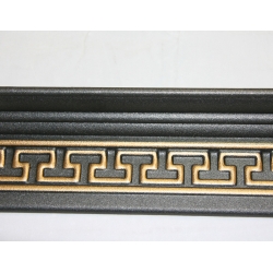 M17C-Z Bagheta polistiren M17 C-Z 2m negru cu auriu