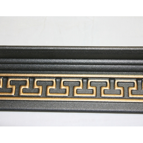 M17C-Z Bagheta polistiren M17 C-Z 2m negru cu auriu