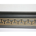 M17C-Z Bagheta polistiren M17 C-Z 2m negru cu auriu